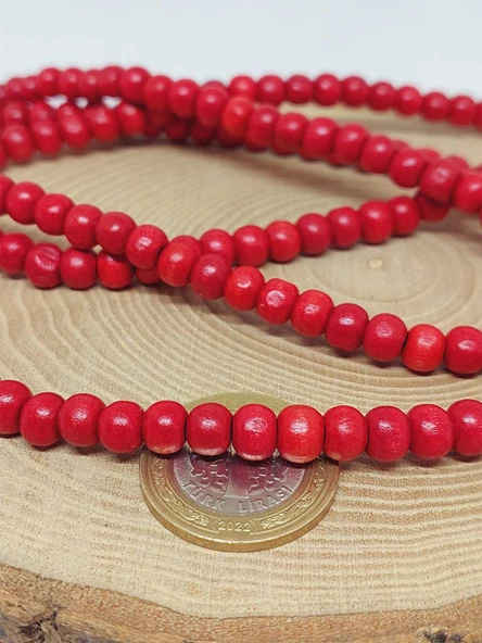 Ahşap Dizi 5.5*7mm Kırmızı (51640) - Resim 3