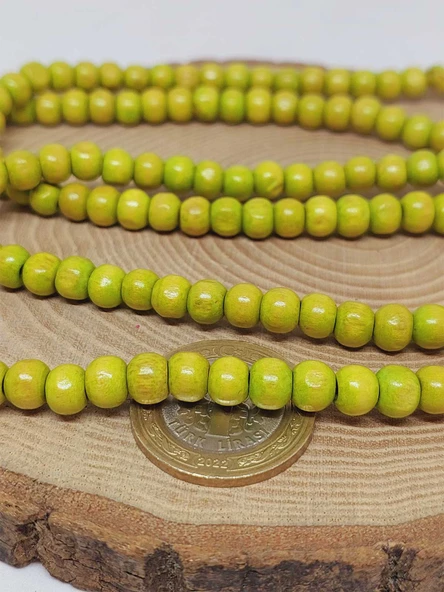 Ahşap Dizi 5.5*7mm Yeşil (51646) - Resim 3