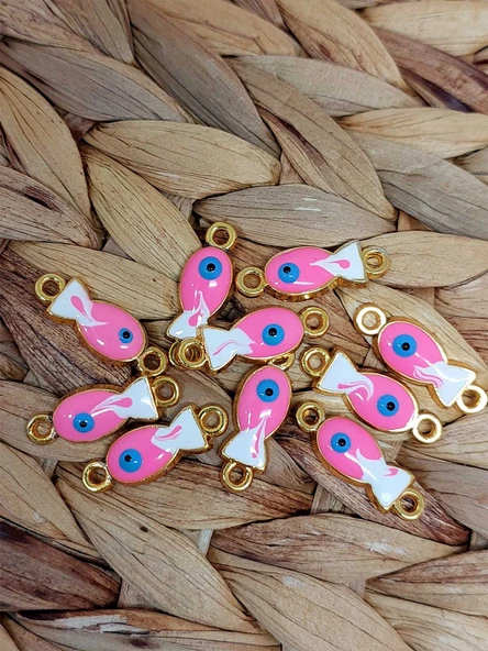 Altın Kaplama Pembe Balık Aparat/2 adet (51876) ürün görseli