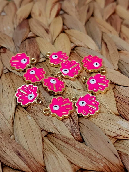 Altın Kaplama Fuşya İstiridye Aparat/2 adet (51828) ürün görseli 1