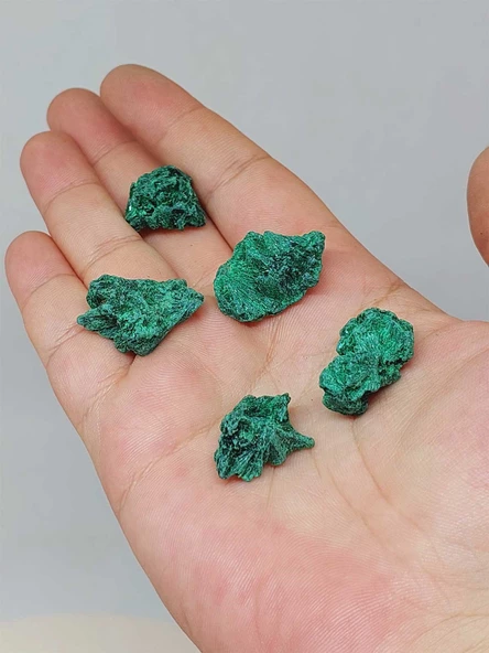 Malakit Taşı Kütle Ham Parça (3-5 gram) (51916)