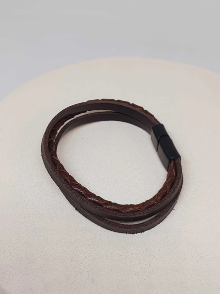 Deri Otantik Erkek Bileklik (51986) - 3