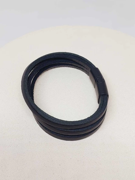 Deri Otantik Erkek Bileklik (51992) - Resim 3