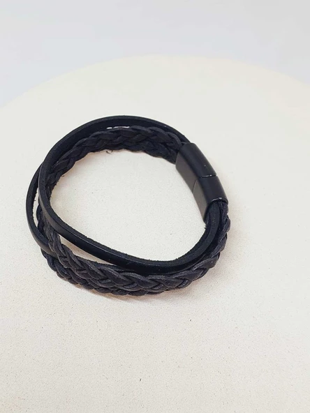 Deri Otantik Erkek Bileklik (52010) - Resim 3