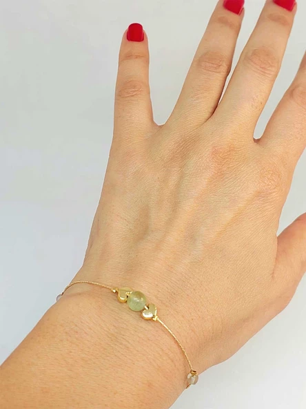 Florit Taşı Tasarım Bileklik (52062) - Resim 3