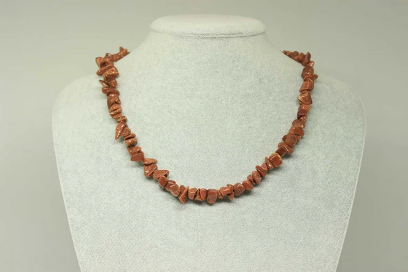 Yıldız Taşı Kahverengi Küçük Taşlar Kolye (22220) ürün görseli