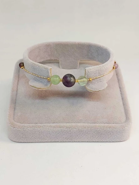 Florit Taşı Tasarım Bileklik (52058) - Resim 2