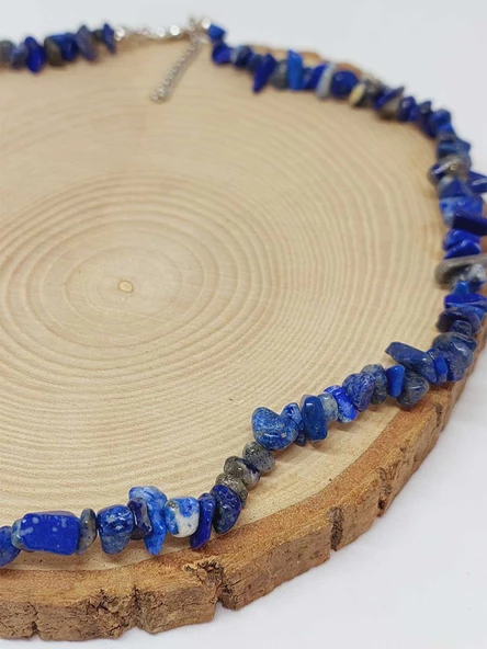 Lapis Taşı Küçük Taşlar Kolye (52188) - Resim 2