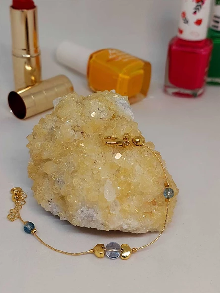 Topaz Taşı Tasarım Bileklik (52094) - 2