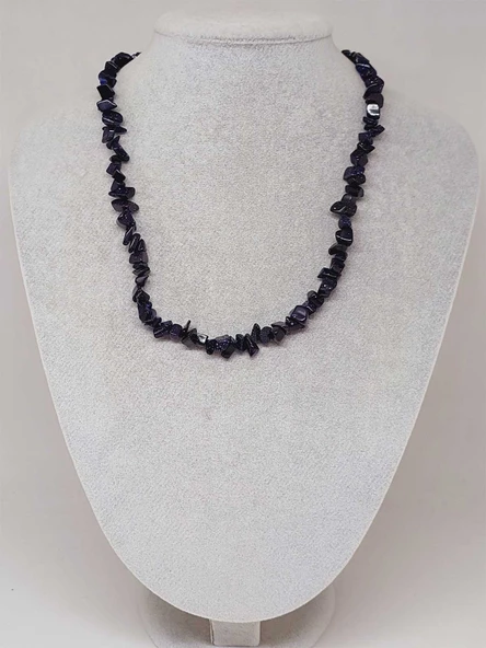 Yıldız Taşı Lacivert Küçük Taşlar Kolye (52146) ürün görseli