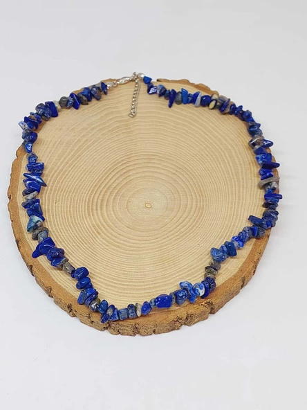 Lapis Taşı Küçük Taşlar Kolye (52188) - Resim 3