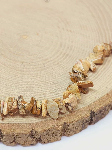 Jasper Taşı Küçük Taşlar Kolye (52254) - Resim 2