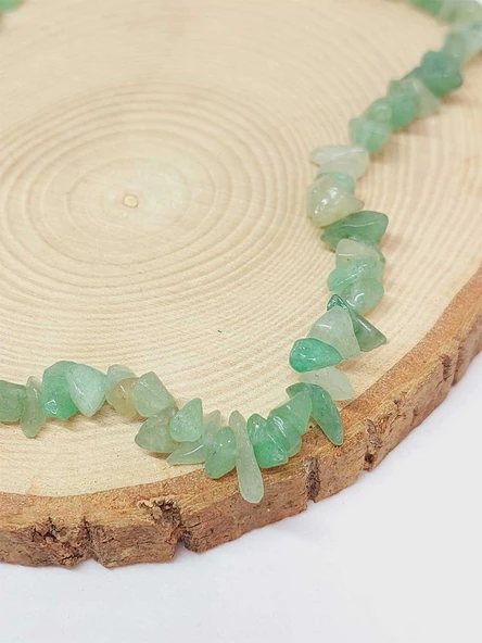 Aventurin Taşı Küçük Taşlar Kolye (52218) - Resim 2