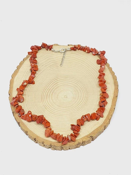 Jasper Taşı Küçük Taşlar Kolye (52200) - Resim 3