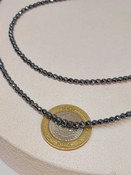 Hematit Taşı Faset Kesim 3mm Dizi (52426) - Resim 2