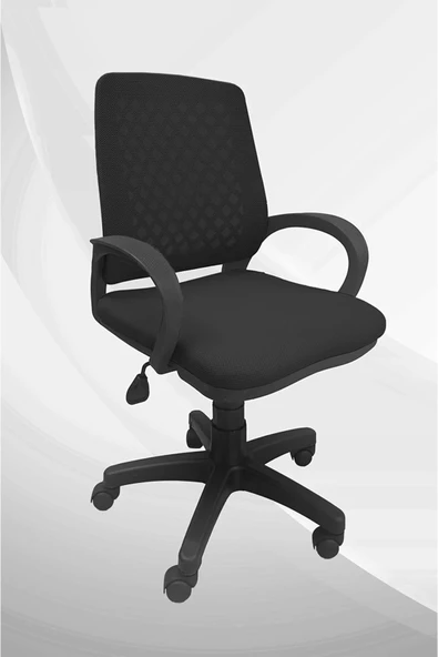 ÜNAL OFFİCE FURNİTURE & DESİNG Büro Ofis Çalışma Koltuğu Tekerli Döner Sandalye