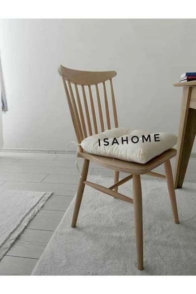 Kırlangıç Yıldız Sandalye Ham Ahşap 1 ADET - Resim 3