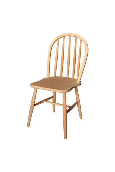 Ems Amerikan Sandalye Ham Cilasız Ahşap ürün görseli