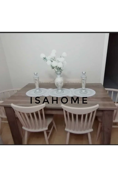 Kırlangıç Yıldız Sandalye Ham Ahşap 1 ADET - Resim 5