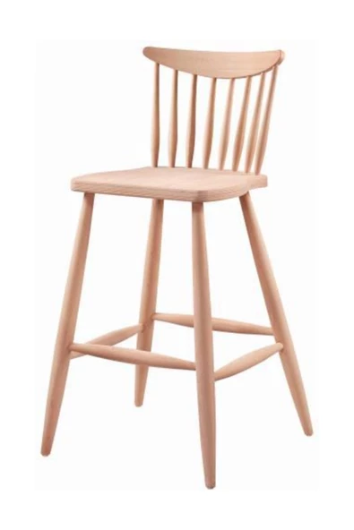 Obuts Home Kırlangıç Bar Sandalye Ham Ahşap ürün görseli