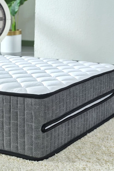Deluxe Gri Katlanır Yatak Yer Yatağı Misafir Yatağı Kamp Yatağı (ÖLÇÜ SEÇENEKLİ) - 5