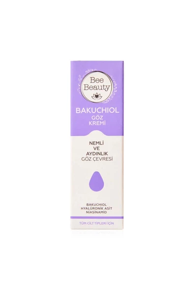 Bee Beauty - Bakuchiol Eye Cream İnce Çizgi Görünümünü Önlemeye Yardımcı Göz Kremi 15 ml