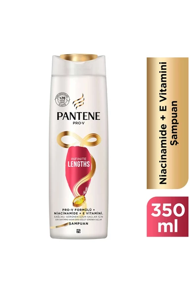 Pantene Infinite Lengths Şampuan 350 ML