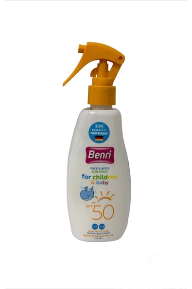 Benri - Güneş kremi for children & baby 150 ml