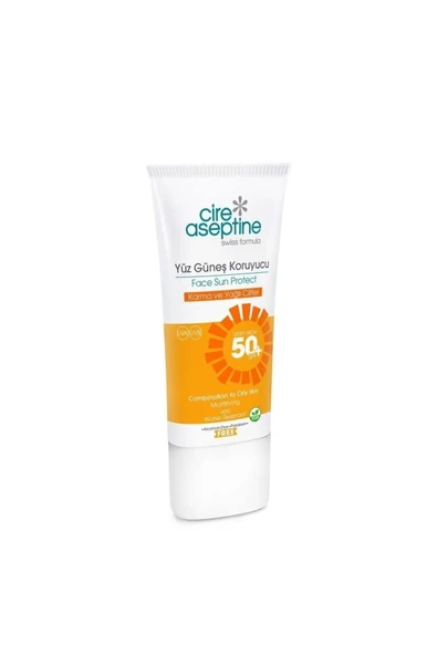 Yüz Güneş Koruyucu Spf 50 Karma Ve Yağlı Cilt 50 ml