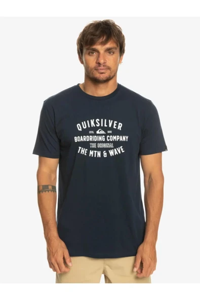 Quiksilver EQYZT07218-BYJ0 Qssurflockup M Tees Erkek Spor Tişört