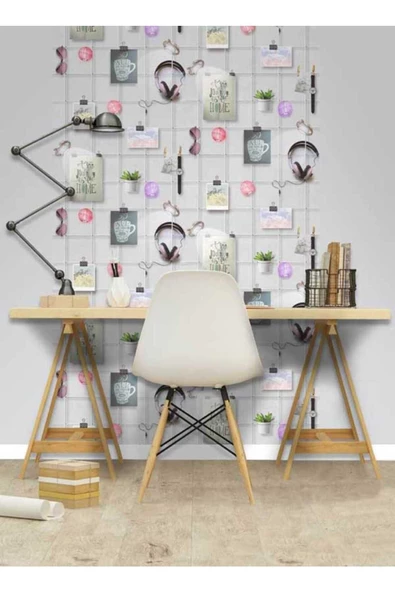 FREE STYLE FRANSIZ DUVAR KAĞIDI L348-09 (5m2) - Resim 2