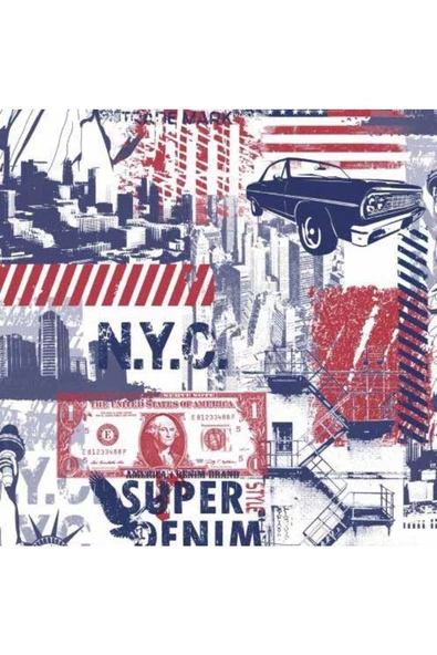 FREE STYLE FRANSIZ DUVAR KAĞIDI L324-01 (5m2) - Resim 2