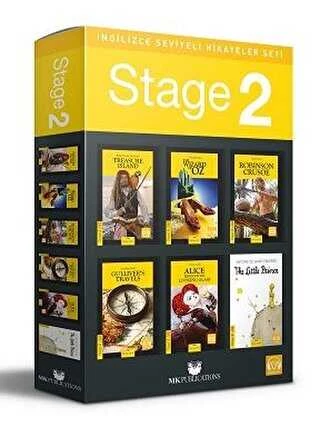 İNGİLİZCE SEVİYELİ HİKAYELER SETİ STAGE-2  MKPUBLICATIONS