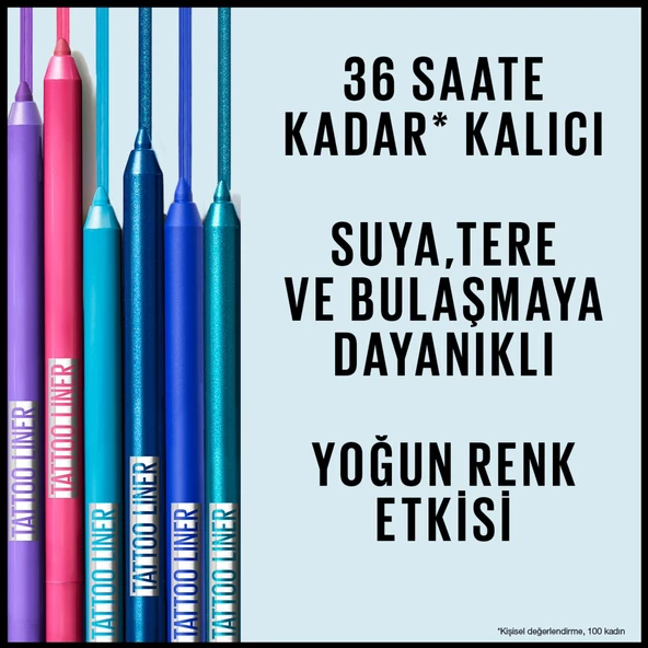 Maybelline New York Tattoo Liner Jel Göz Kalemi - Purple Pop - 2
