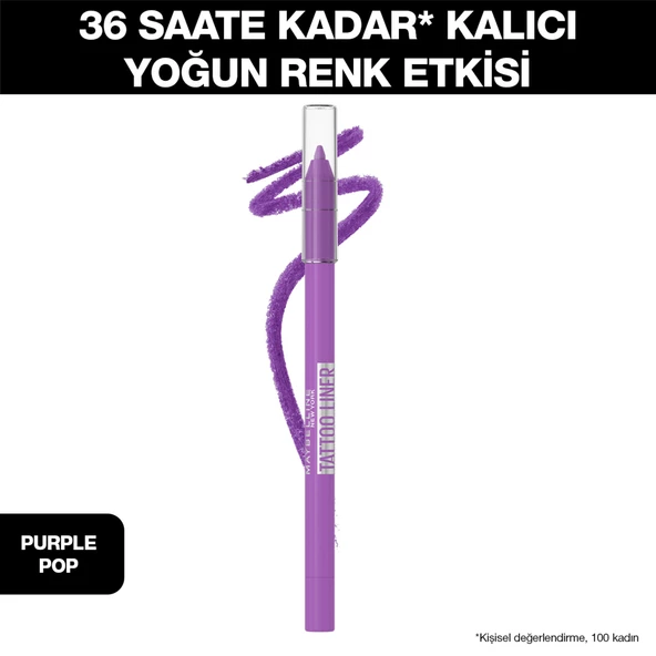 Maybelline New York Tattoo Liner Jel Göz Kalemi - Purple Pop