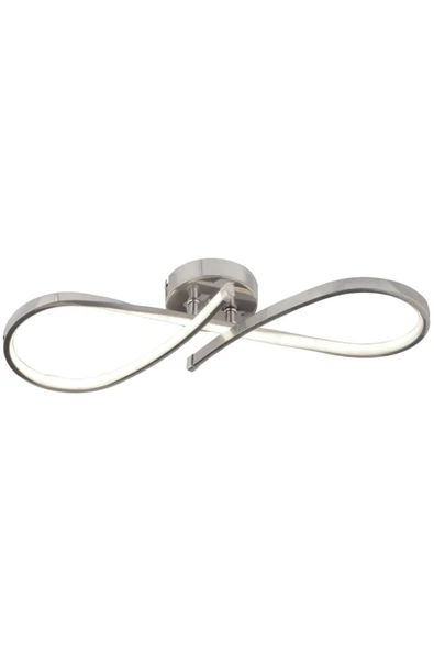 Ömür Avize Bedgasm modern gri ( fırın boyalı ) kasa ledli avize