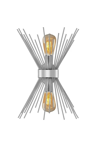 Ömür Avize Aydınlatma Kirpi Aplik Gri Duvar Aplik Modern Aplik Spor Aplik Silver Aplik Gümüş Aplik