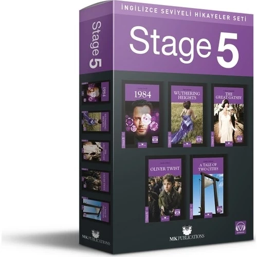 İNGİLİZCE SEVİYELİ HİKAYELER SETİ STAGE 5  MKPUBLICATIONS