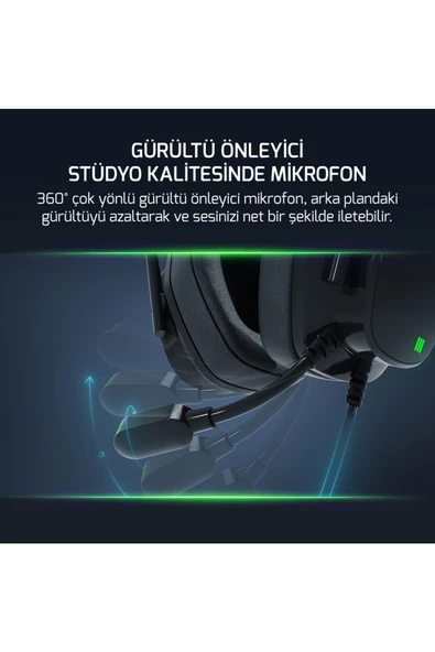 Gamepower Kai Titanium X Siyah Manyetik Pad Rgb Gaming Kulaklık - 6