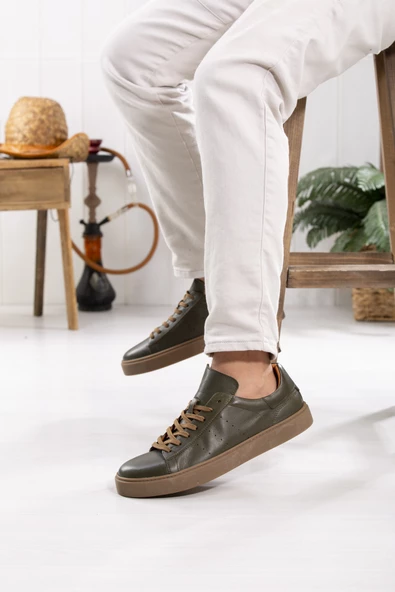 FOOTCAP HAKİKİ DERİ ERKEK GÜNLÜK AYAKKABI 270224Y