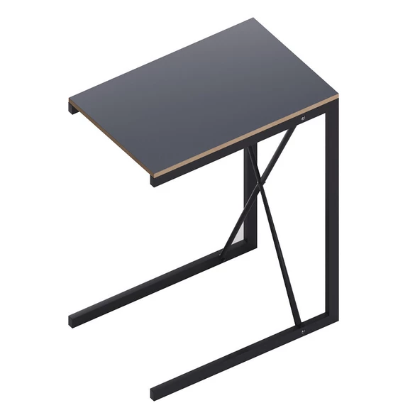 Eportatif C Sehpa Yan Sehpa Zigon Sehpa Füme 1412 - 4