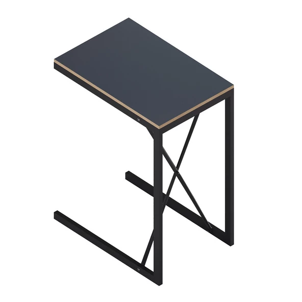 Eportatif C Sehpa Yan Sehpa Zigon Sehpa Füme 1412 - 3