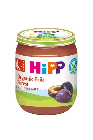 Hipp Organik Erik Püresi Kavanoz Maması 125 gr