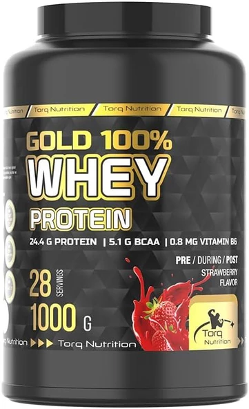Torq Nutrition  Gold Whey Protein Çilekli 1000g