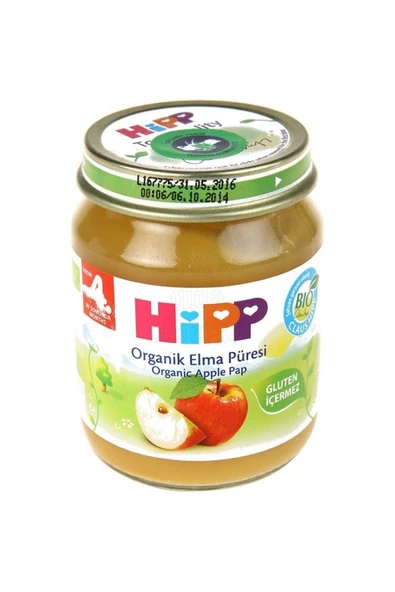 Hipp Organik Elma Püresi Kavanoz Maması 125 gr