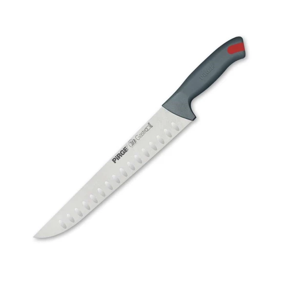 Pirge Gastro Kasap Bıçağı No: 5 Oluklu 25 cm Gri