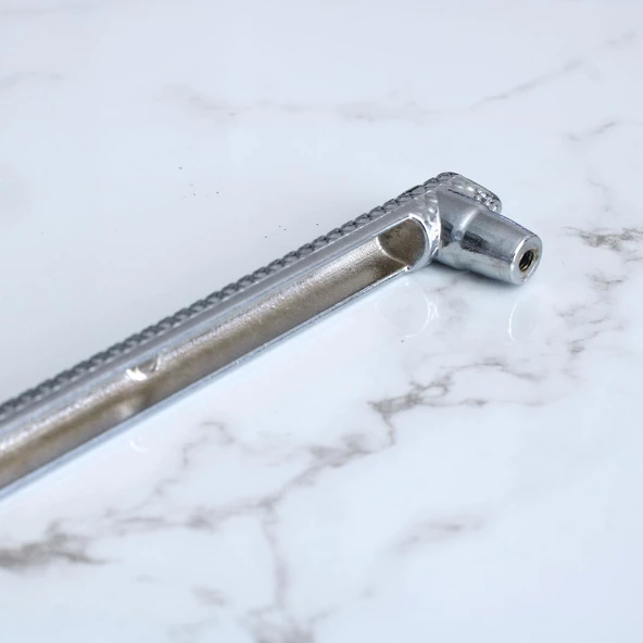 Dekor Krom Metal Kulp 128 mm 12.8 cm Mobilya Çekmece Mutfak Dolabı Dolap Kulpları Kapak Kulpu Kulbu - 4