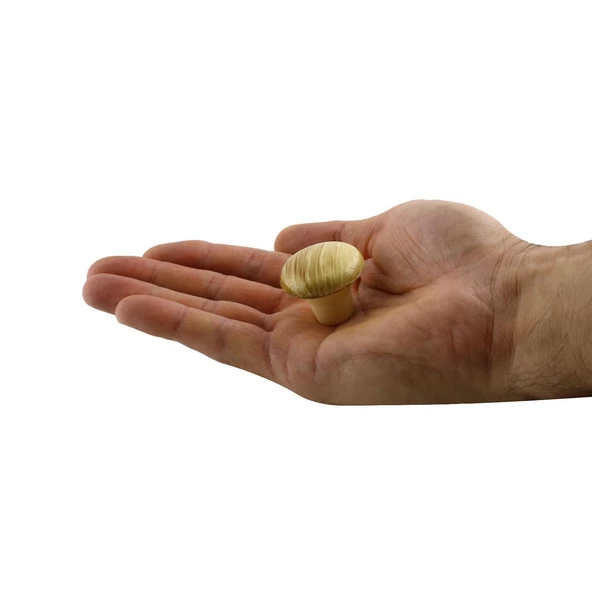 Mobilya Düğme Sert Plastik Kulp Kayın Dolap Mutfak Dolabı Çekmece Kapak Kulpu Kulbu 5 ADET - 4