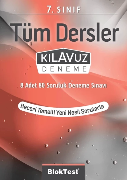 BLOKTEST YAYINLARI 7. Sınıf Tüm Dersler Kılavuz Deneme