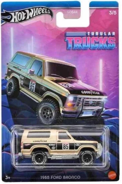 Hot Wheels Tubular Trucks 1985 Ford Bronco HRR97 ürün görseli 1